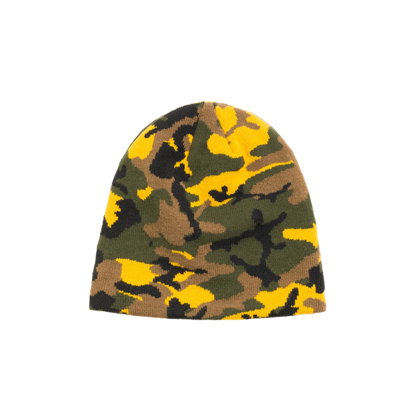 STUSSY - Basic Jacquard Skullcap - (Yellow Camo)