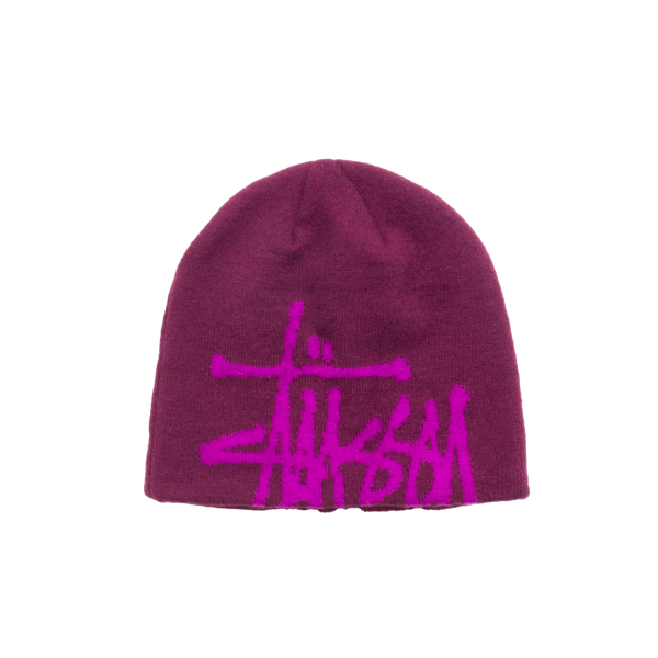 STUSSY - Brushed Out Basic Skullcap - (Plum)