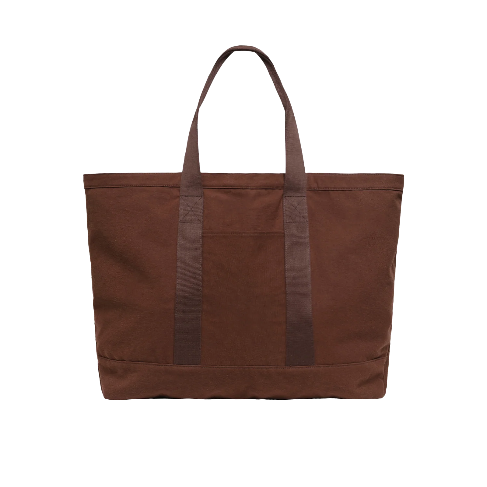 STUSSY: Canvas Extra Large Tote Bag (Brown) | DSMG E-SHOP STUSSY: Canvas Extra Large Tote Bag (Brown) | DSMG E-SHOP