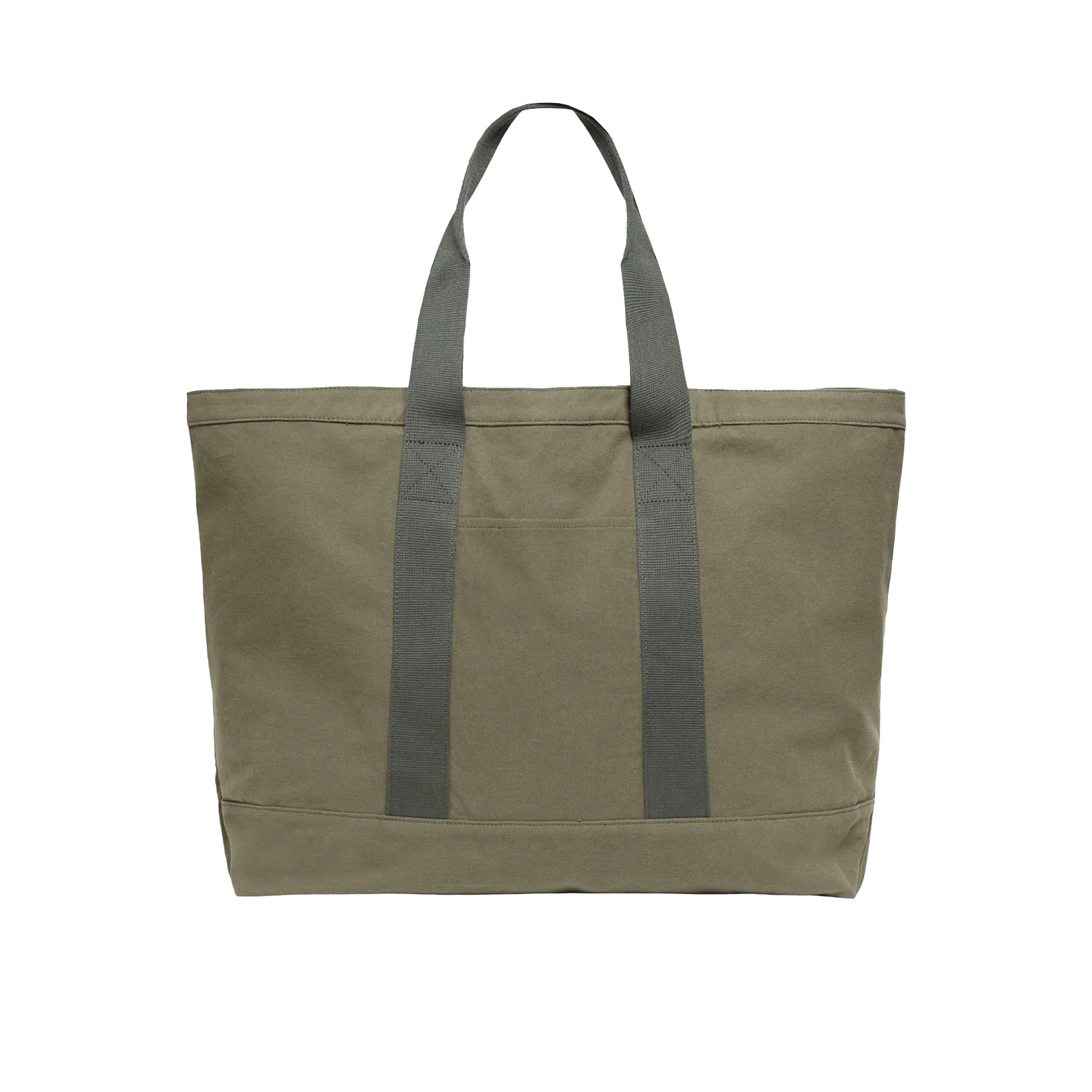 STUSSY: Canvas Extra Large Tote Bag (Green) | DSMG E-SHOP STUSSY: Canvas Extra Large Tote Bag (Green) | DSMG E-SHOP
