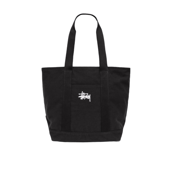 STUSSY - Canvas Market Tote Bag - (Black)