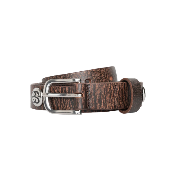 STUSSY - Ss-Link Studded Belt - (D Brown)