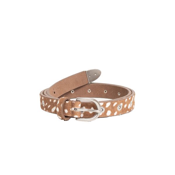 STUSSY - Rivet Stud Belt - (Hairy Deer Pattern)