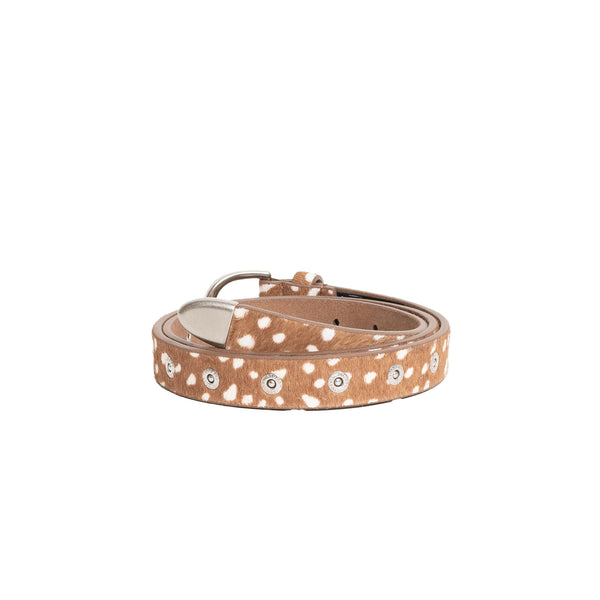 STUSSY - Rivet Stud Belt - (Hairy Deer Pattern)