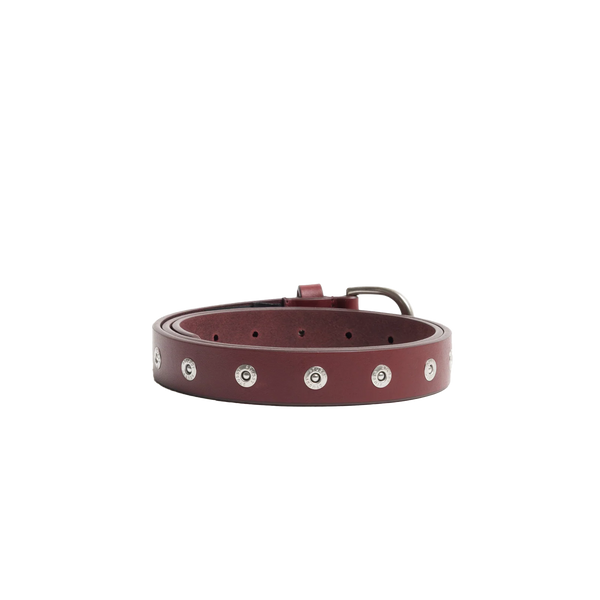 STUSSY - Rivet Stud Belt - (Oxblood)