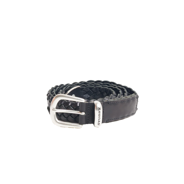 STUSSY - Leather Braided Belt - (Black)