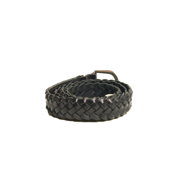 STUSSY - Leather Braided Belt - (Black)