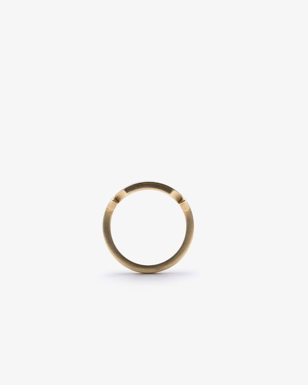 SYLVA & CIE - Utere Felix Ring /Use It Happi - (Yellow Gold)