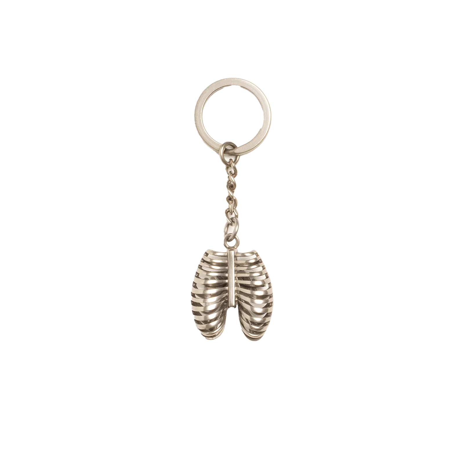 STUSSY: Ribcage Keychain (Silver) | DSMG E-SHOP STUSSY: Ribcage Keychain (Silver) | DSMG E-SHOP