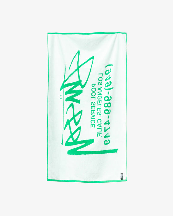 STUSSY - Pool Service Beach Towel - (Gren)