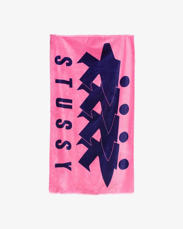 STUSSY - Surfman Beach Towel - (Pink)