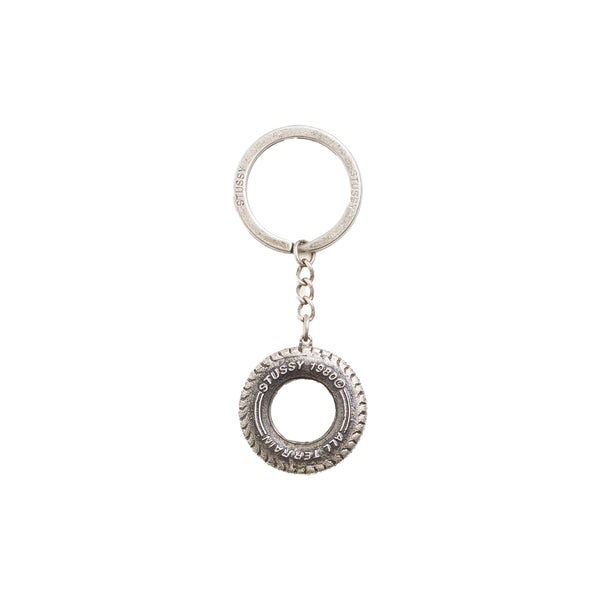 STUSSY - Tire Keychain - (Silver)