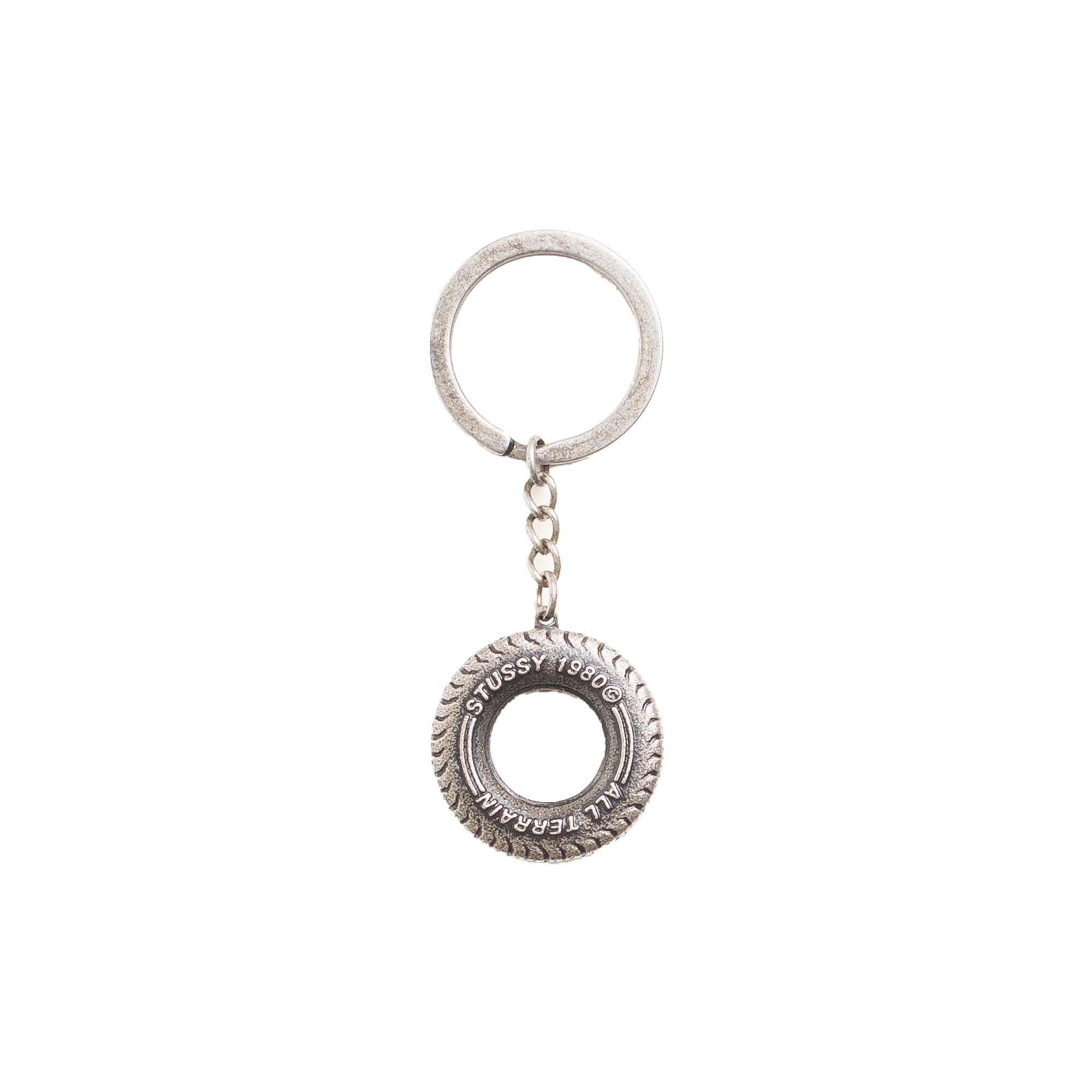 STUSSY: Tire Keychain (Silver) | DSMG E-SHOP