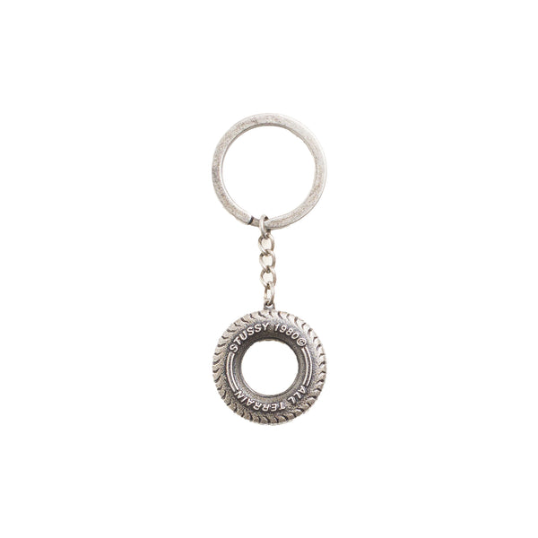 STUSSY - Tire Keychain - (Silver)