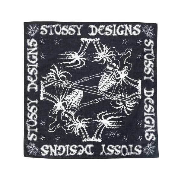 STUSSY - Surf Joker Bandana - (Black)