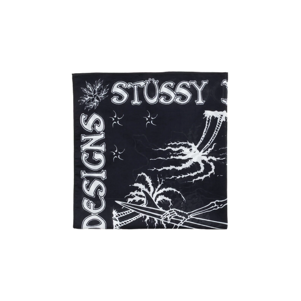 STUSSY - Surf Joker Bandana - (Black)