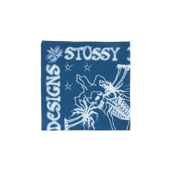 STUSSY - Surf Joker Bandana - (Blue)