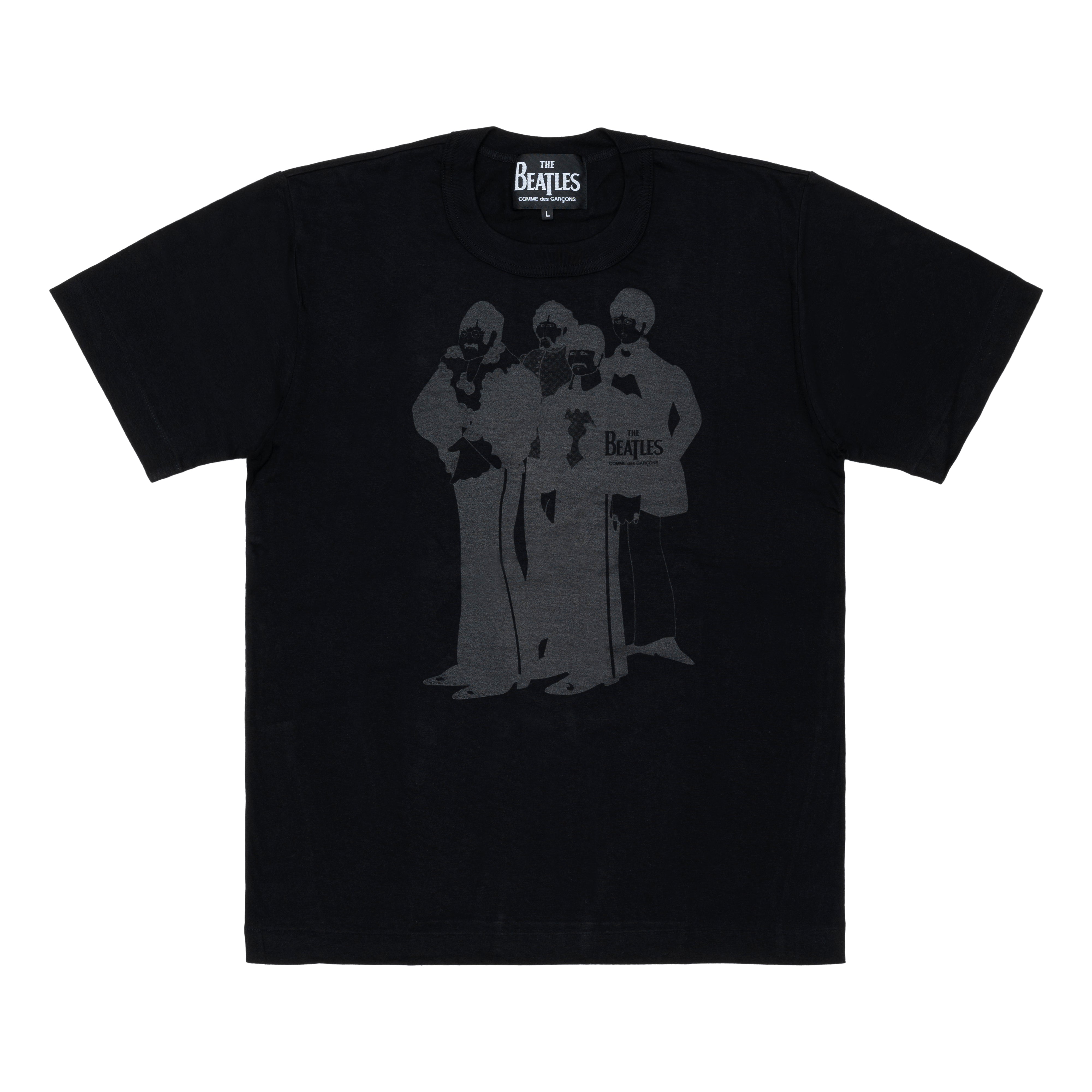 The Beatles CDG: COTTON JERSEY PRINT (BLACK) | DSMG E-SHOP