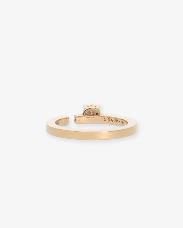 DAUPHIN - No Setting Rose Gold Ring - (Rose Gold)