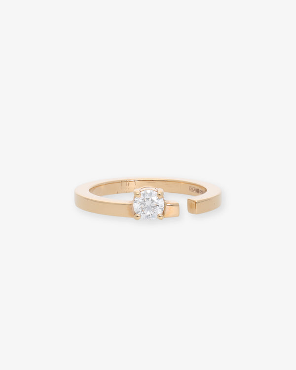 DAUPHIN - No Setting Rose Gold Ring - (Rose Gold)