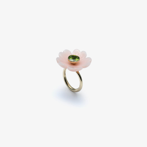 SOPHIE JOANNE - Pink Opal Ring - (Yg)