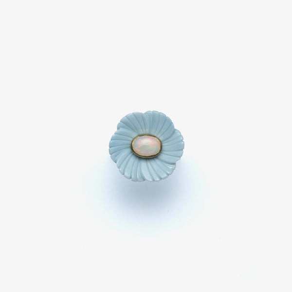 SOPHIE JOANNE - Blue Opal Ring - (Yg)