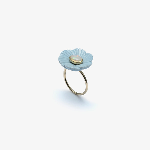 SOPHIE JOANNE - Blue Opal Ring - (Yg)