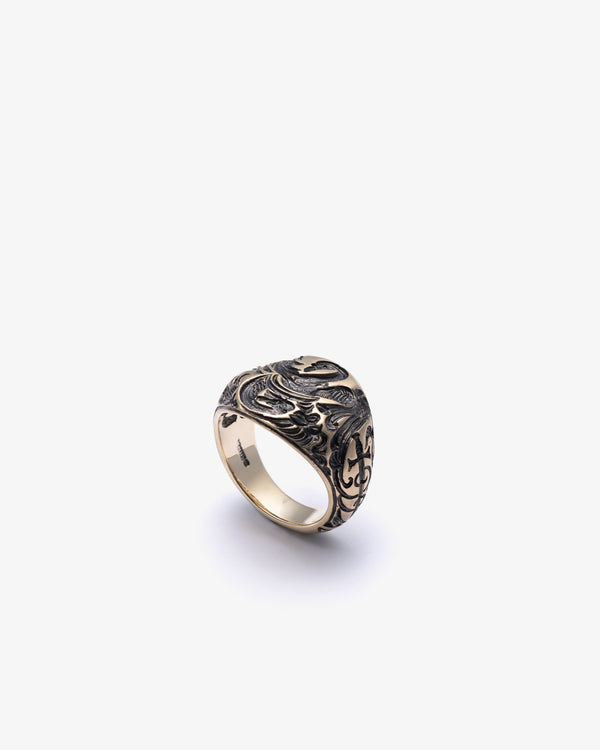 CASTRO - Heavyweight Swan Signet Ring - (Multi)