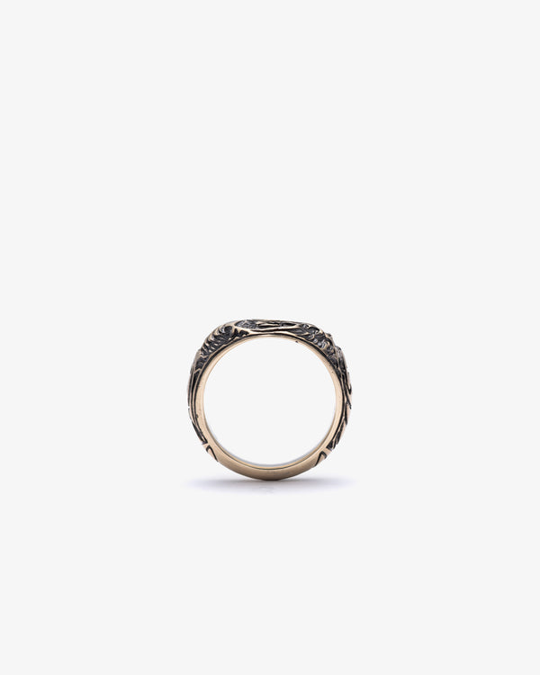 CASTRO - Heavyweight Swan Signet Ring - (Multi)