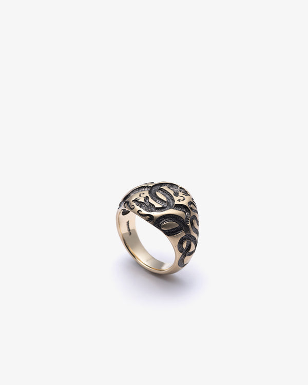 CASTRO - Speak In Tongues Signet Ring - (Multi)