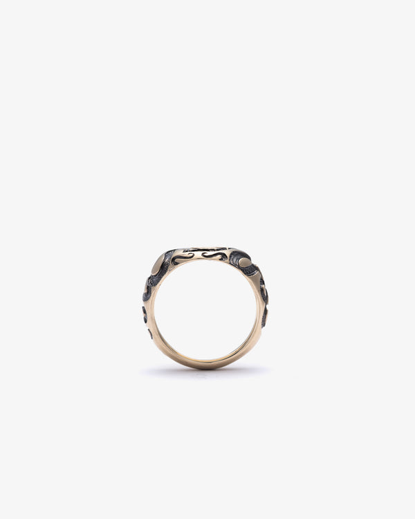 CASTRO - Speak In Tongues Signet Ring - (Multi)