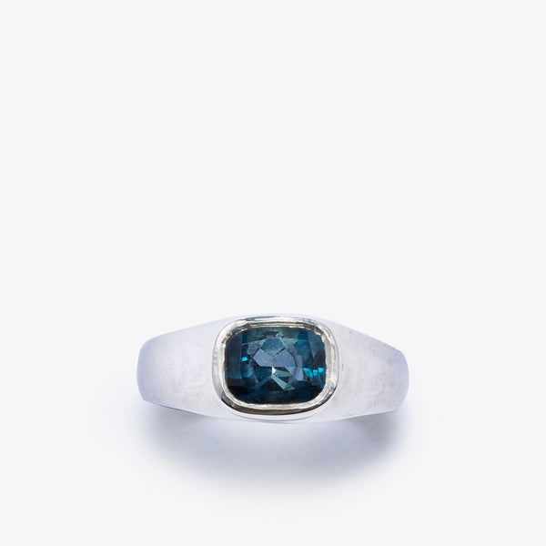 FREDERICK GROVE - Silver Bezel Blu Topaz - (Blue)