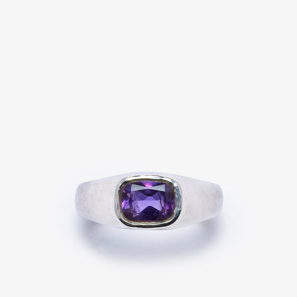FREDERICK GROVE - Silver Bezel Amethyst - (Purple)