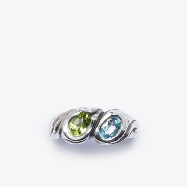 FREDERICK GROVE - Twin Ring Topaz & Peridot - (Multi)