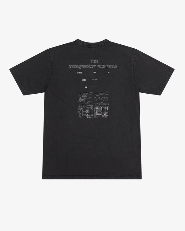 DEATHMASK - Hedy Lamarr And The Frequency Hoppers Double Sided Tour T-Shirt - (Black)