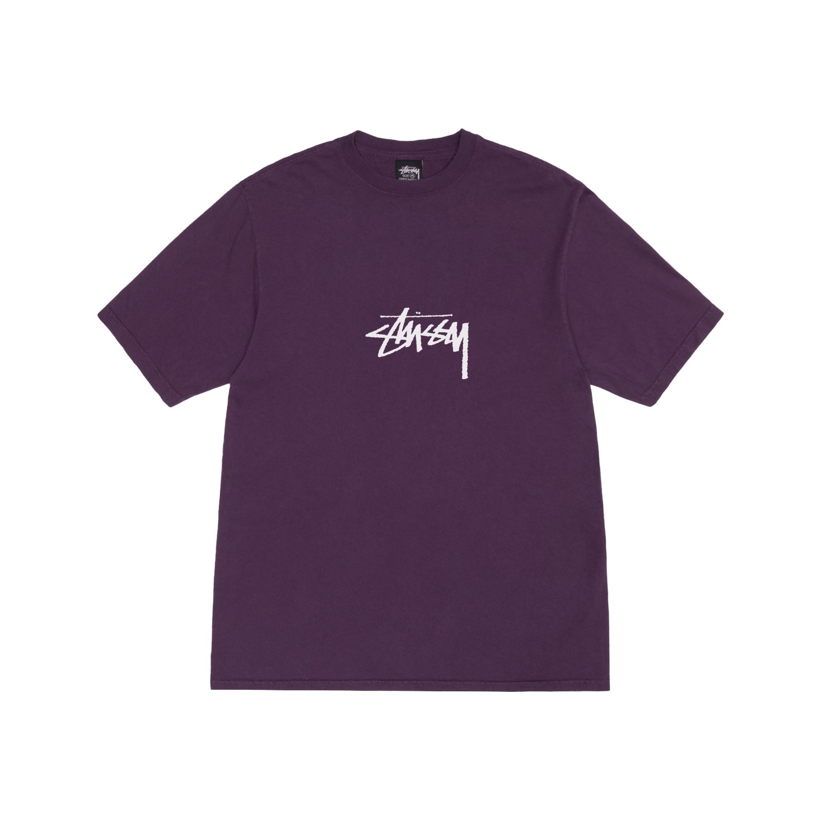 STUSSY - Small Stock Pig. Dyed Tee - (Purp) view 1