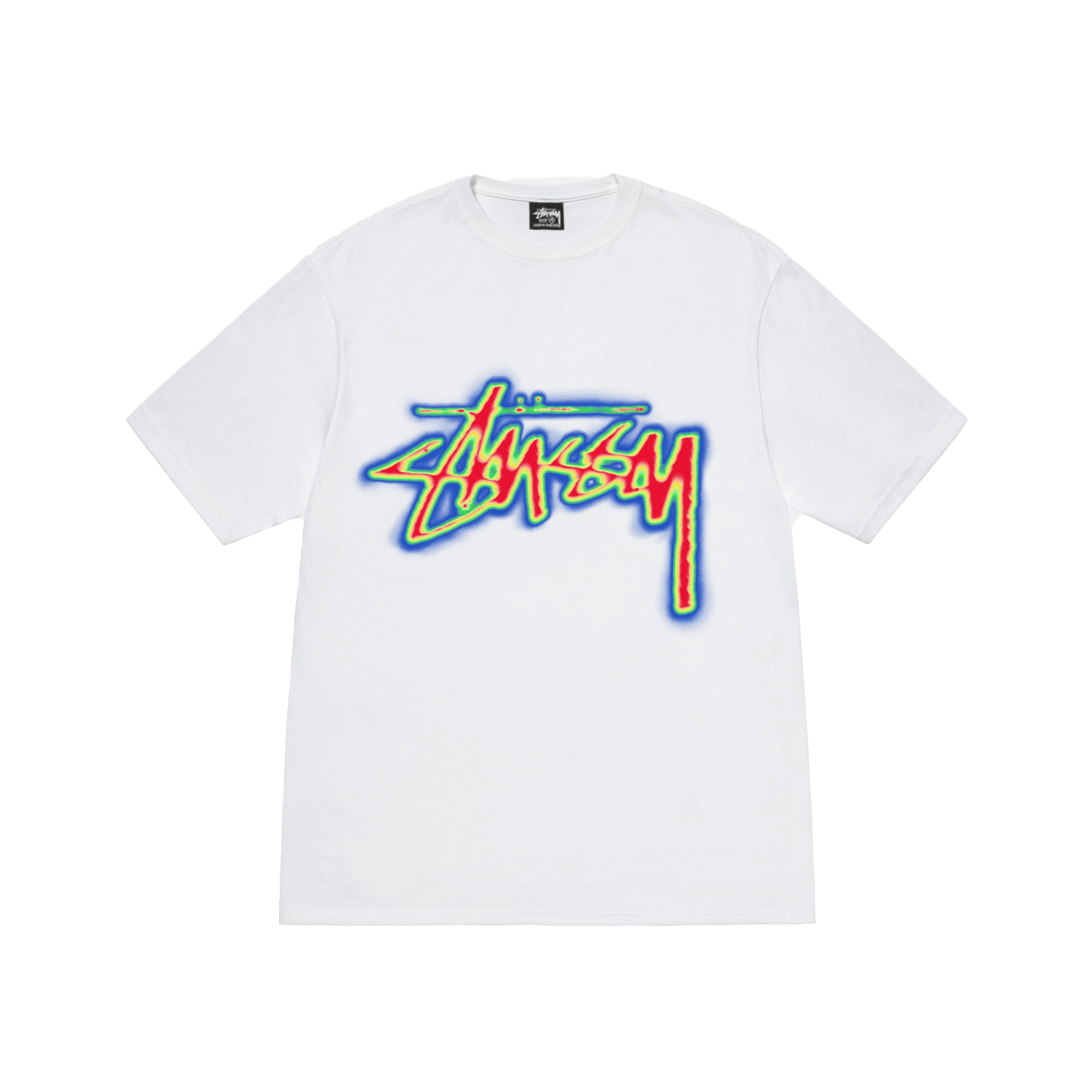 STUSSY: Thermal Stock Tee (White) | DSMG E-SHOP