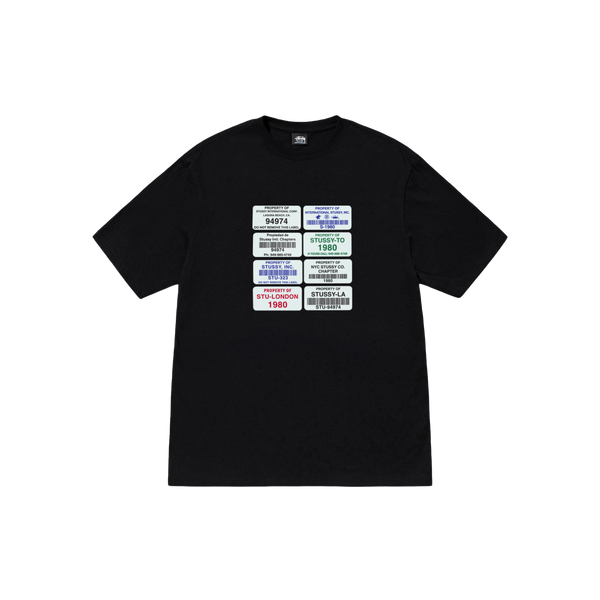 STUSSY - Codes Tee - (Blac)