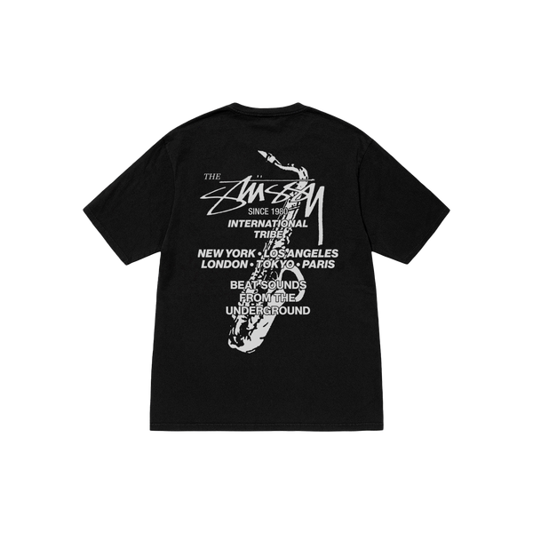 STUSSY - Beat Sounds Pig. Dyed Tee - (Blac)