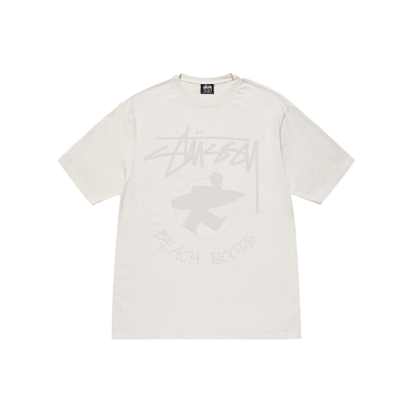 STUSSY - Beach Roots Pig. Dyed Tee - (Natural)