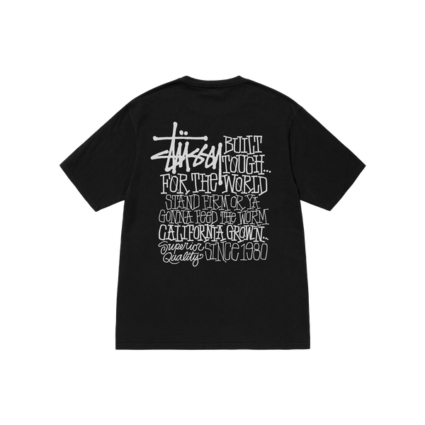 STUSSY - California Grown Pig Dyed Tee - (Blac)