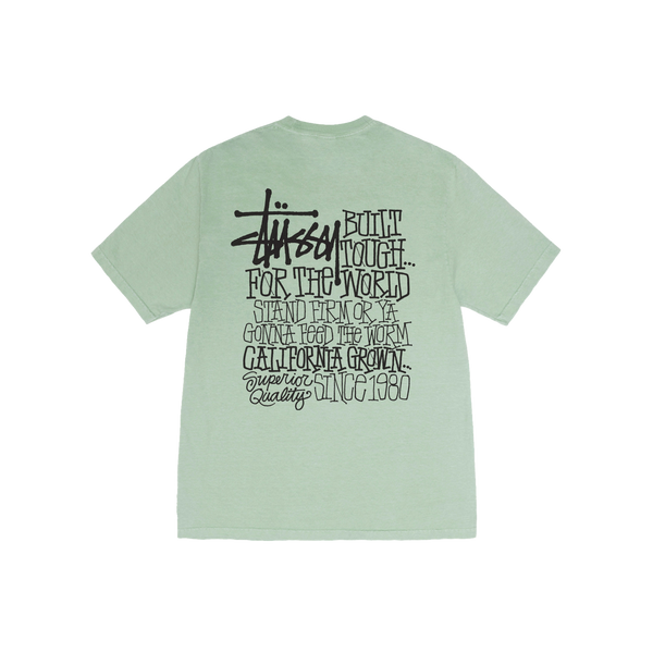 STUSSY - California Grown Pig Dyed Tee - (Grni)