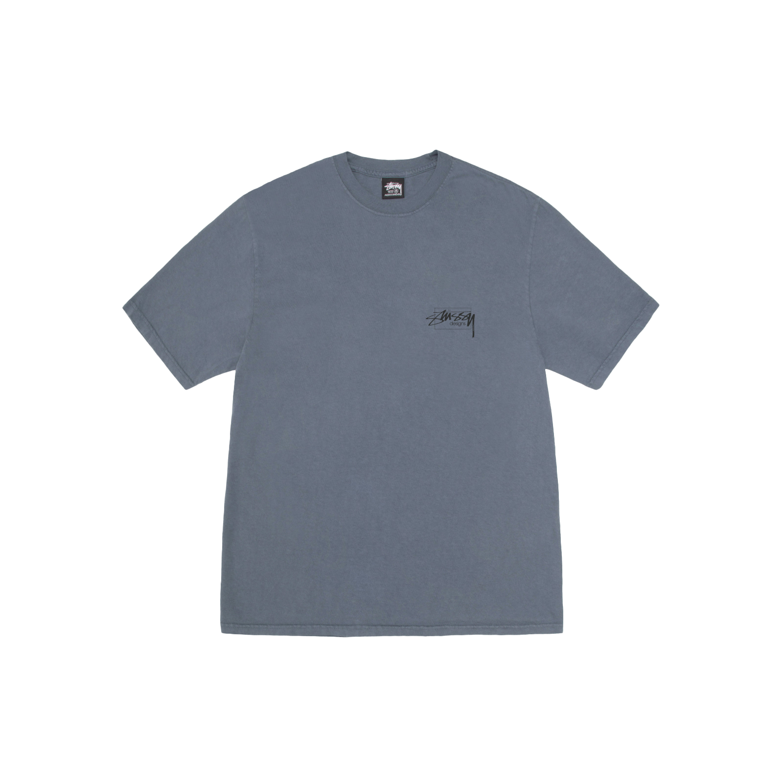 STUSSY: Modern Age Pig. Dyed Tee (Navy) | DSMG E-SHOP STUSSY: Modern Age Pig. Dyed Tee (Navy) | DSMG E-SHOP