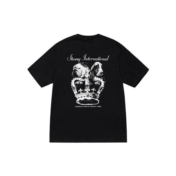 STUSSY - Dog Crown Tee - (Blac)