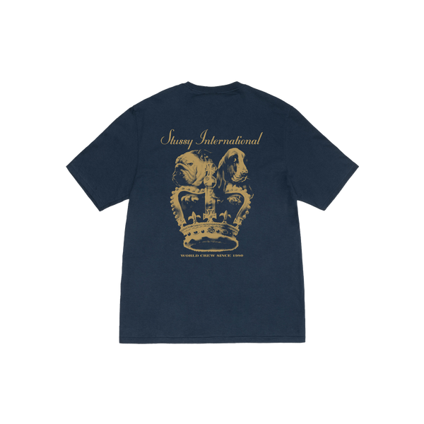 STUSSY - Dog Crown Tee - (Navy)