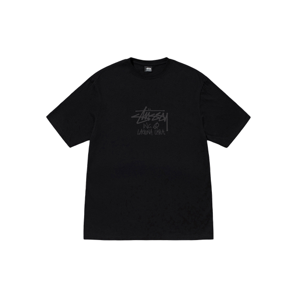 STUSSY - Laguna Usa Pig. Dyed Tee - (Blac)