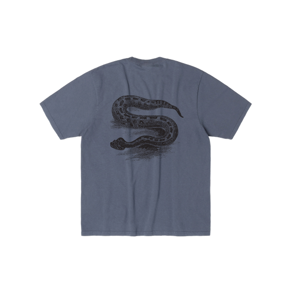 STUSSY - Serpent Pig. Dyed Tee - (Navy)