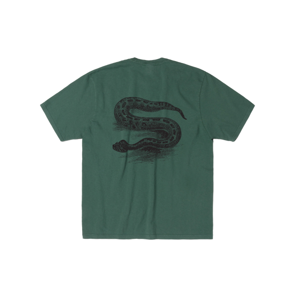 STUSSY - Serpent Pig. Dyed Tee - (Pine)