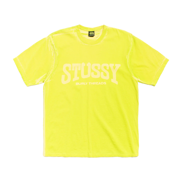 STUSSY - Burly Stone Washed Tee - (Lemon)