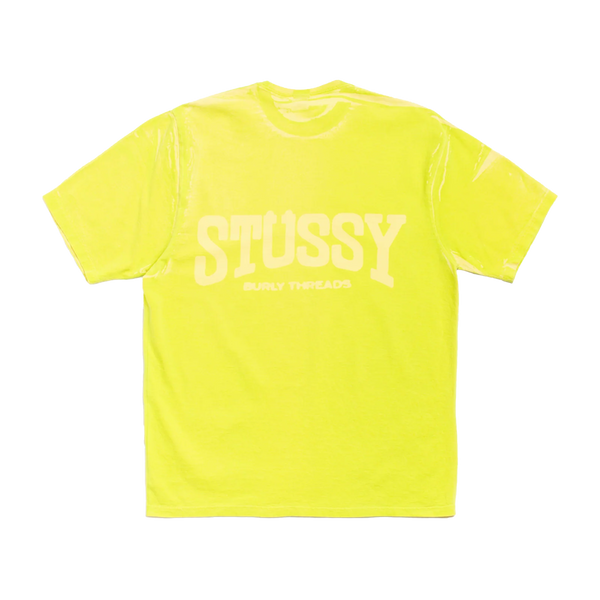 STUSSY - Burly Stone Washed Tee - (Lemon)